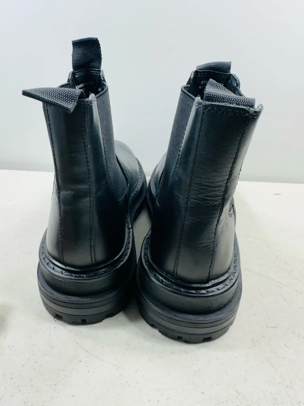 ASOS DESIGN Black Leather boots size 8